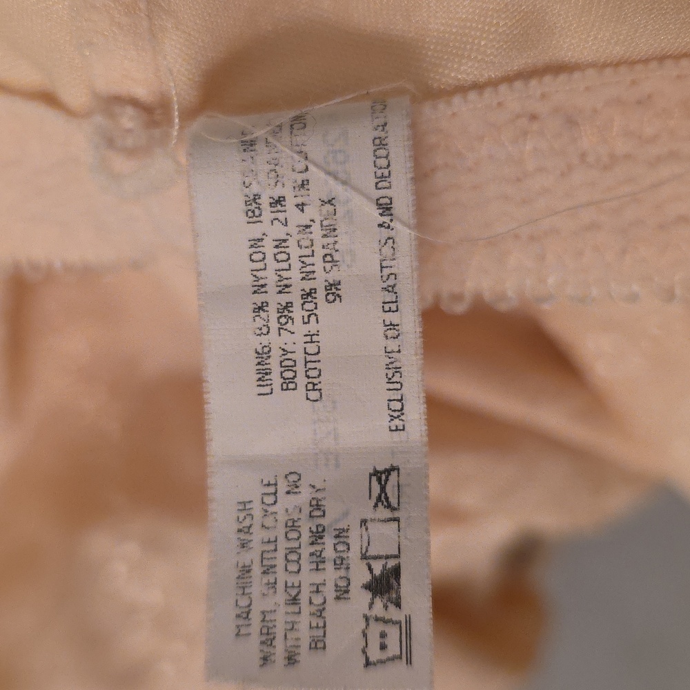 Hanes High Waist Leg Shapewear Girdle Beige Size XL - Picture 9 of 9